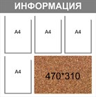 Стенды с пробковым полотном