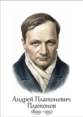Платонов А.П.  размер 300 х 420мм, ПВХ-3мм