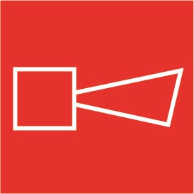 F1n Звуковой оповещатель пожарной тревоги наклейка