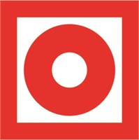 F10nf  Кнопка включения установок пожарной автоматики наклейка фотолюминесцентная