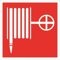 F02nf Пожарный кран наклейка фотолюминесцентная