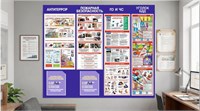 Стенд по безопасности - Антитеррор; ПБ; ГО и ЧС; Уголок БДД - 1320 х 1200мм, ПВХ-3мм, карман А4-2шт. 0358