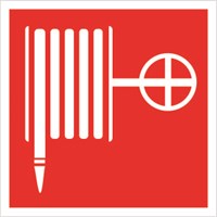 Пожарный кран наклейка