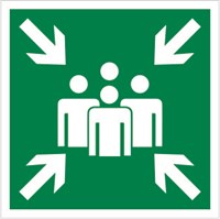 Е21t Пункт (место) сбора табличка ПВХ-2мм