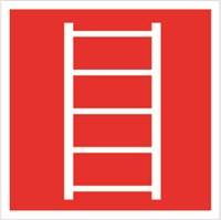 F03n Пожарная лестница  наклейка