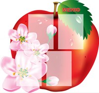 Стенд Меню  900 х 850 пластик 3 мм фигурный карманы А4-4 шт, боковая загрузка