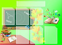 Стенд Классный уголок 1100 х 800 пластик 3мм, карманы А4 -5шт.