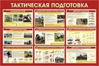 Стенд Тактическая подготовка 1500 х 1000 пластик 3мм (Арт. ТП02)