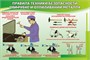 Стенд Техника безопасности при рубке и отпиливании металла - размер 1200 х 800мм, ПВХ-3мм