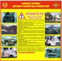 Комплект военных баннеров по допуску и эксплуатации автотранспорта. В комплекте 8 баннеров, размер каждого 1200 х 1500мм РФ26
