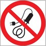 P35 Запрещается пользоваться электронагревательными приборами- табличка ПВХ-2мм P35t