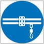 М42 Соблюдай правила безопасности при работе кран-балки - наклейка