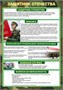 Комплект стендов "Военная подготовка"  700 х 1000 пластик 3мм (8шт.в комплекте), карманы А4-2шт. 2666