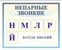 Стенд "Непарные звонкие"  500 х 400 пластик 3мм 052474