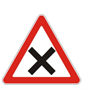 Знак дорожный "Пересечение равнозначных дорог" ГОСТ Р52290-2004, II-типоразмер, сторона А-900мм 1.6