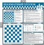 Стенд Шахматный уголок 800 х 800 ПВХ-3мм